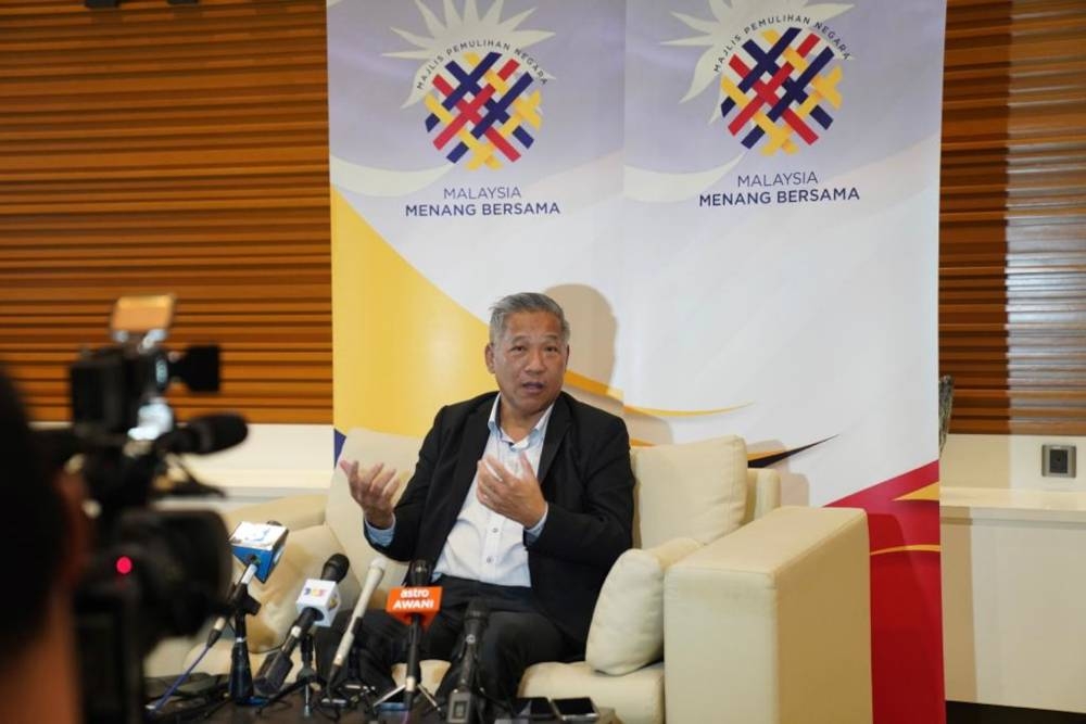 Datuk Michael Kang said urgent and aggressive action by the government is needed to spur the country’s economic growth. — Picture courtesy of the National Recovery Council