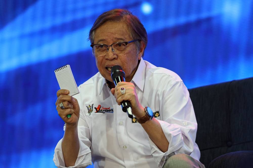 Abang Johari said the Kuching and Sibu water boards, LAKU Water Management Sdn Bhd and other water authorities in Sarawak will be merged under a single water authority. — Bernama pic
