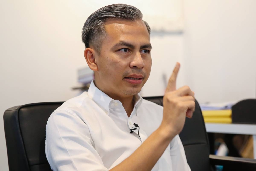 PKR communications chief Fahmi Fadzil speaks to Malay Mail during an interview at his office in Kuala Lumpur 17, 2022. — Picture by Yusof Mat Isa