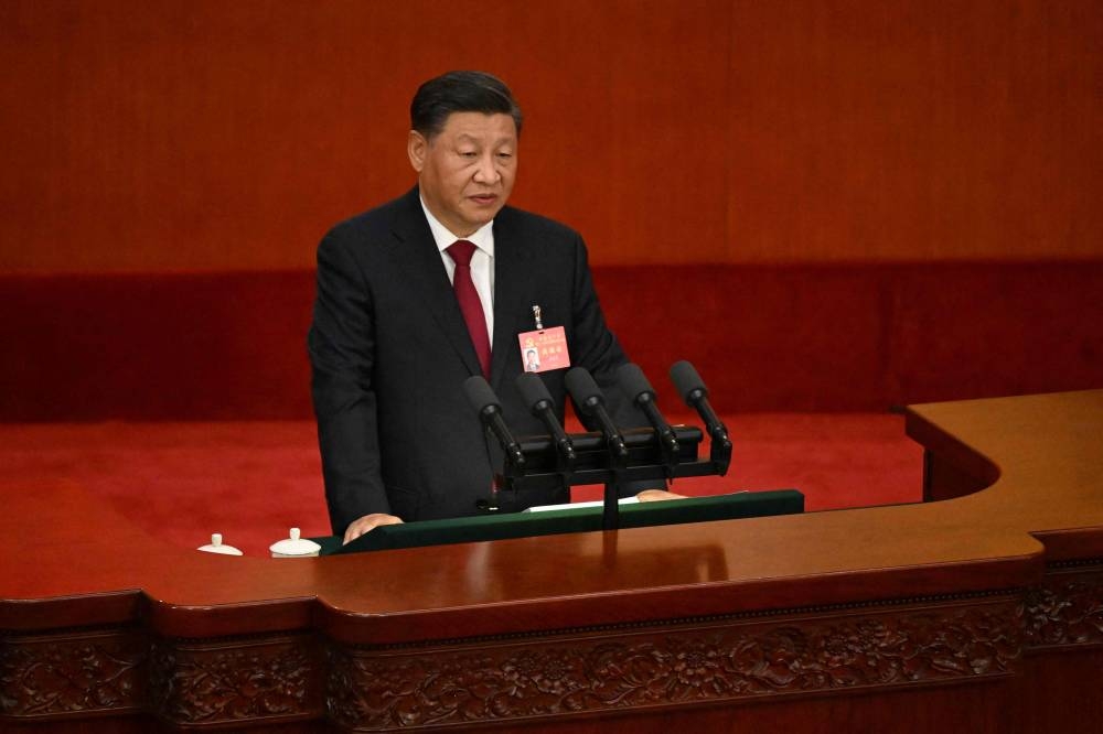 The Congress this week is likely to further cement Xi’s position as China’s most powerful leader since Mao Zedong, with analysts predicting he is virtually certain to be reappointed for a third term in power. — AFP pic