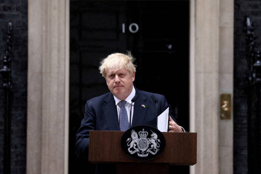 If Boris Johnson (pic) can secure the required number of nominations, he is likely to go head-to-head with Rishi Sunak. — Reuters pic