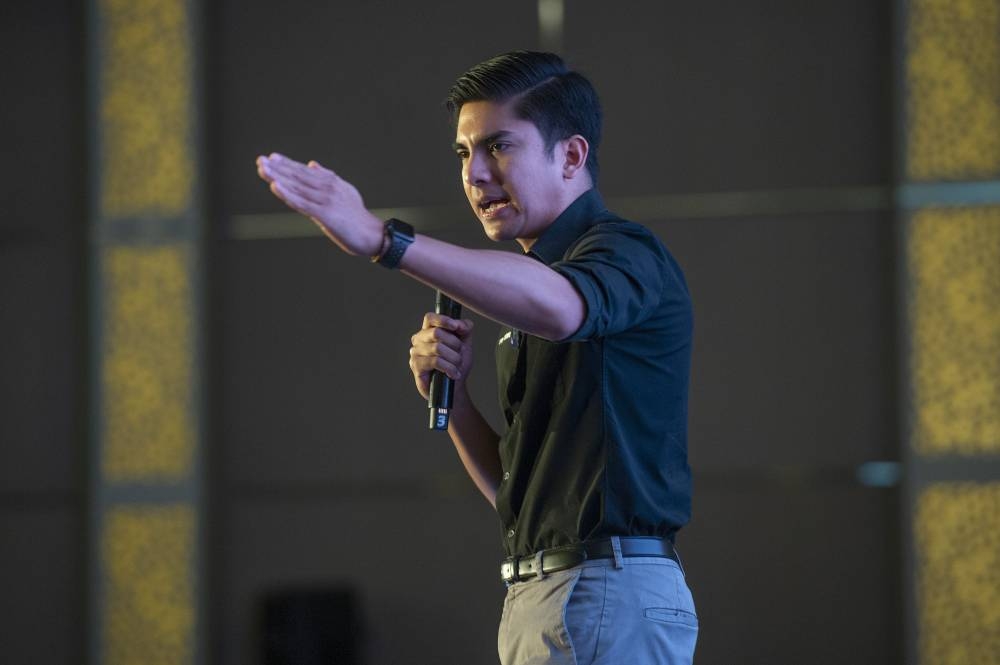 Muda president Syed Saddiq Syed Abdul Rahman has conveyed his intention to Pakatan Harapan leadership to defend the Muar parliamentary seat in the 15th General Election. — Picture by Shafwan Zaidon