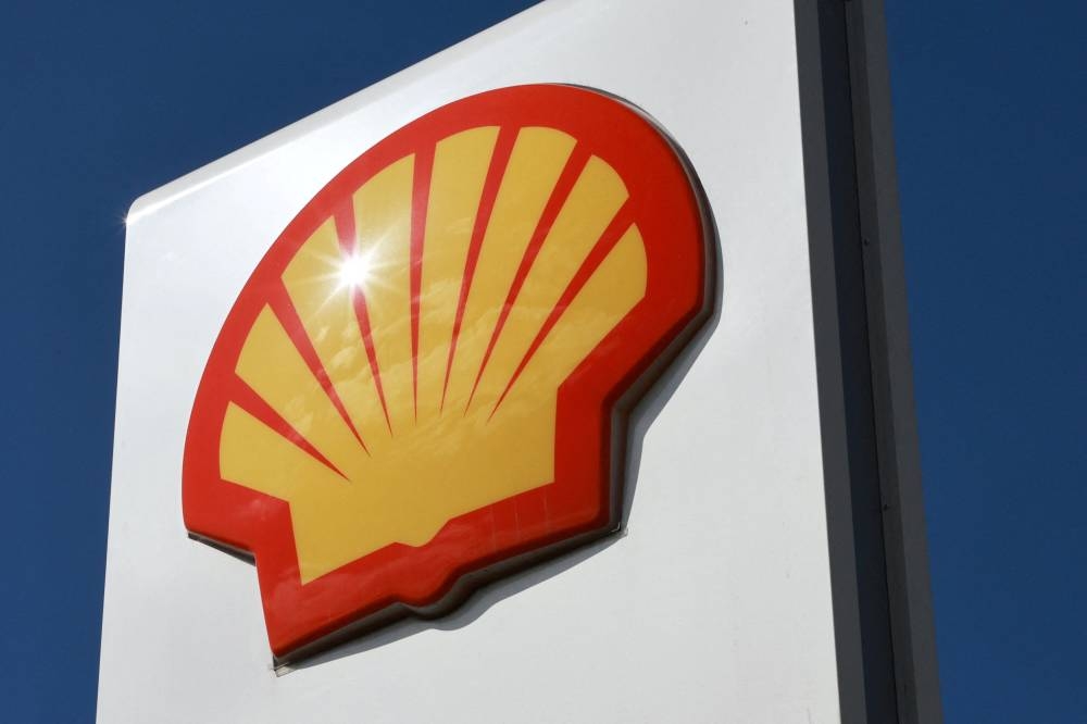 A view shows a board with the logo of Shell at the company's fuel station in Saint Petersburg May 6, 2022. — Reuters pic