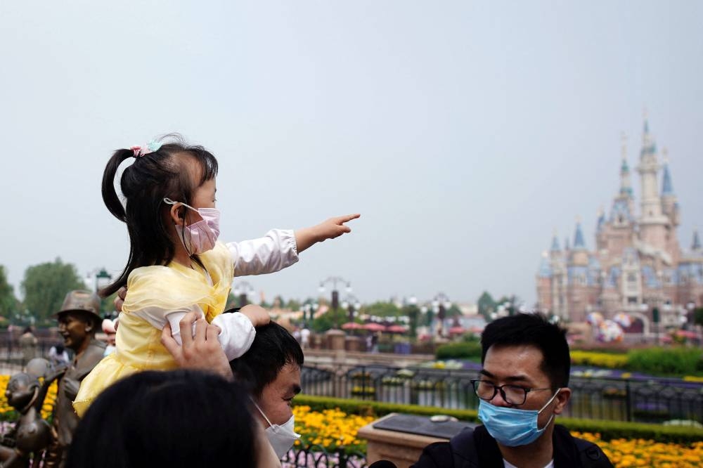 Shanghai Disneyland will operate with a reduced workforce on a temporary basis, which will have an impact on the operation of certain attractions, restaurants and shops, it said on its official Wechat account. ― Reuters file pic