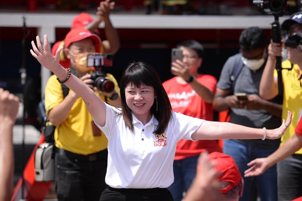 Senator Lim Hui Ying, sister of Lim Guan Eng, will be contesting in Tanjong. — Picture by Steven KE Ooi