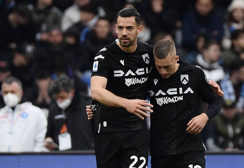 The 29-year-old Spanish defender (left), who was loaned to Serie A side Monza this summer, underwent surgery at Milan’s Niguarda hospital on Friday for back wounds suffered while shopping with his wife and son the previous evening. — AFP pic 