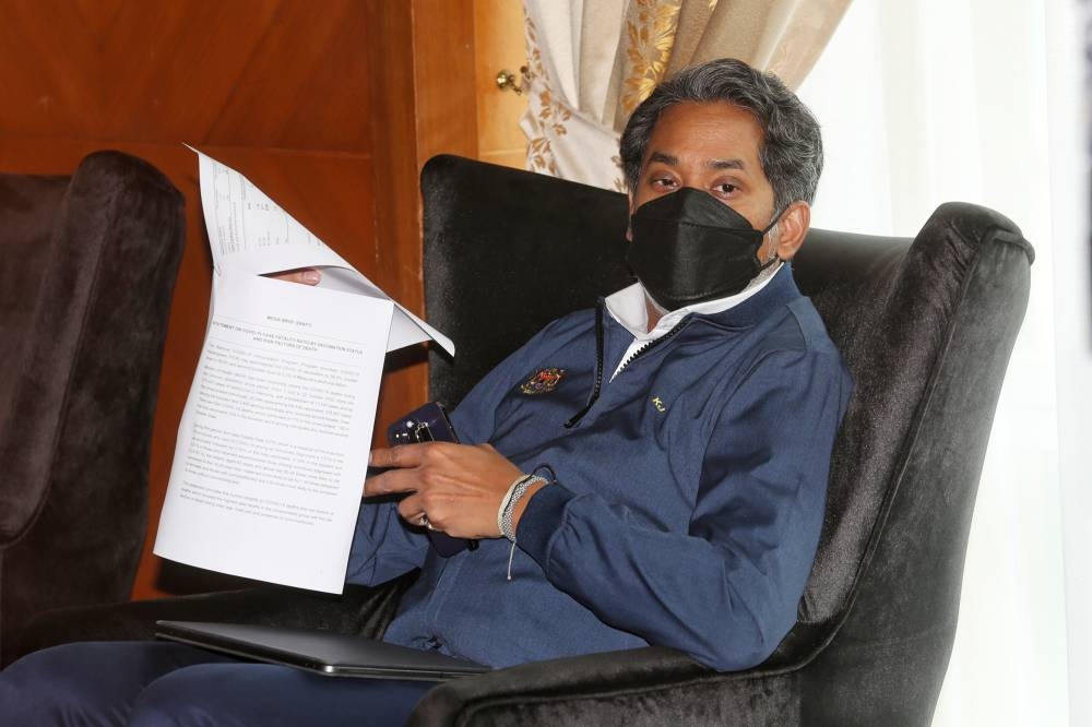 The Rembau incumbent said that the decision rests with his party’s leadership and the names will be announced soon. — Picture by Choo Choy May.