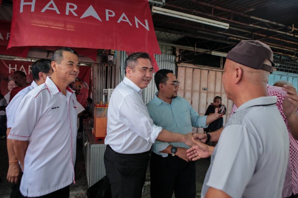 Anthony Loke in his speech expressed hope that the party would defend all seven state seats in Pahang and wrestle Cameron Highlands and Lipis parliamentary seats, along with the Pulau Manis state seat from Barisan Nasional (BN). — Bernama pic