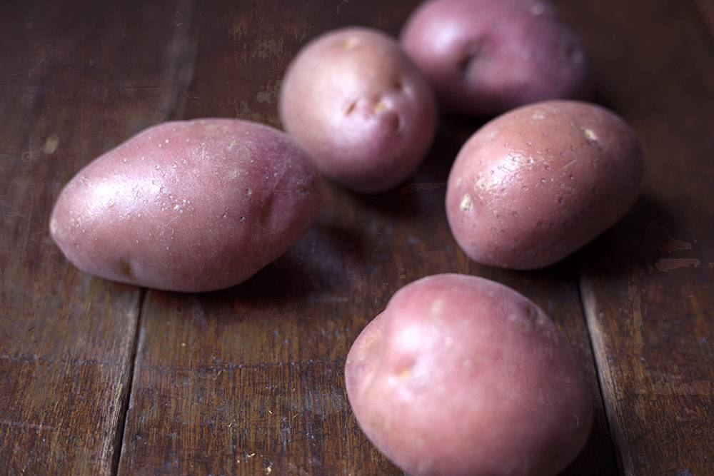 Choose potatoes that are firm to the touch and not mushy.