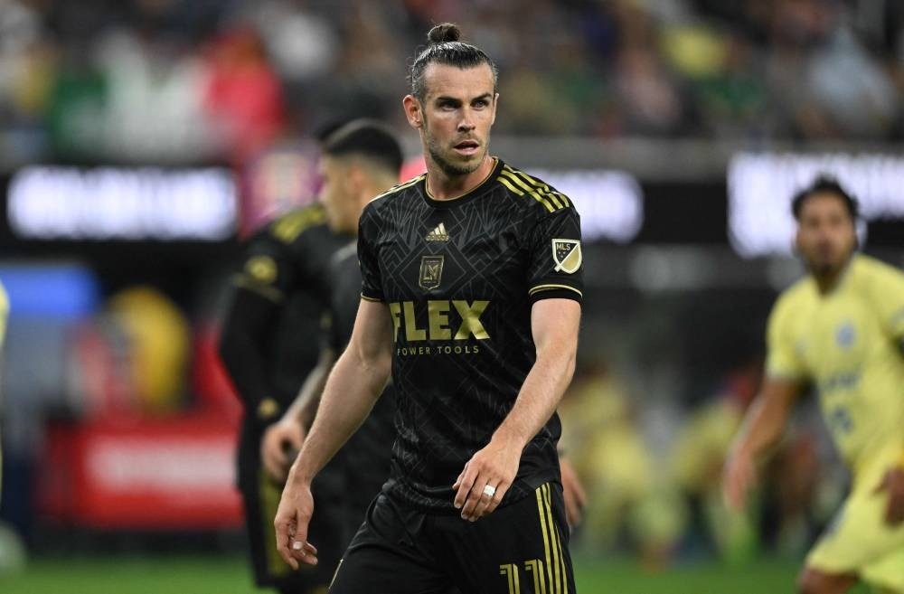 This file photograph taken on August 3, 2022, shows LAFC's Welch forward Gareth Bale looking on during the Leagues Cup friendly football match between USA's Los Angeles FC and Mexico's Club America at SoFi Stadium in Inglewood, California. — AFP pic