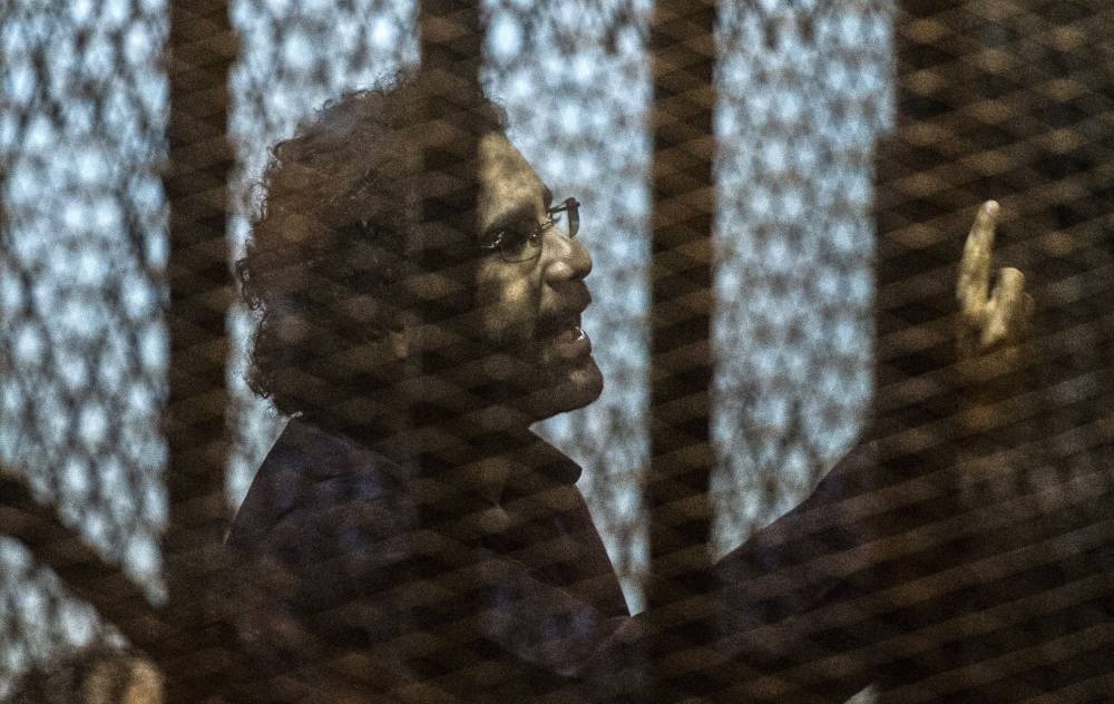 Egyptian activist Alaa Abdel Fattah has started a water fast in prison. — Reuters pic