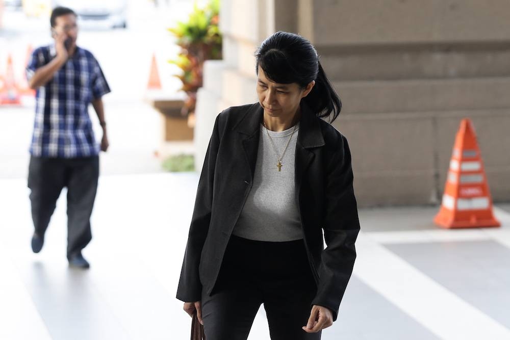 Former AmBank banker Joanna Yu was testifying as the 41st prosecution witness in Najib’s trial. — File picture by Ahmad Zamzahuri