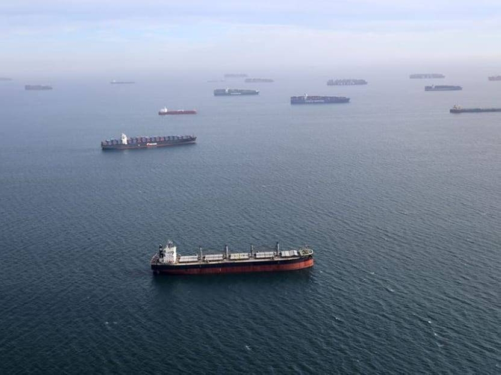 A file photo of ships out at sea. ― Reuters file pic