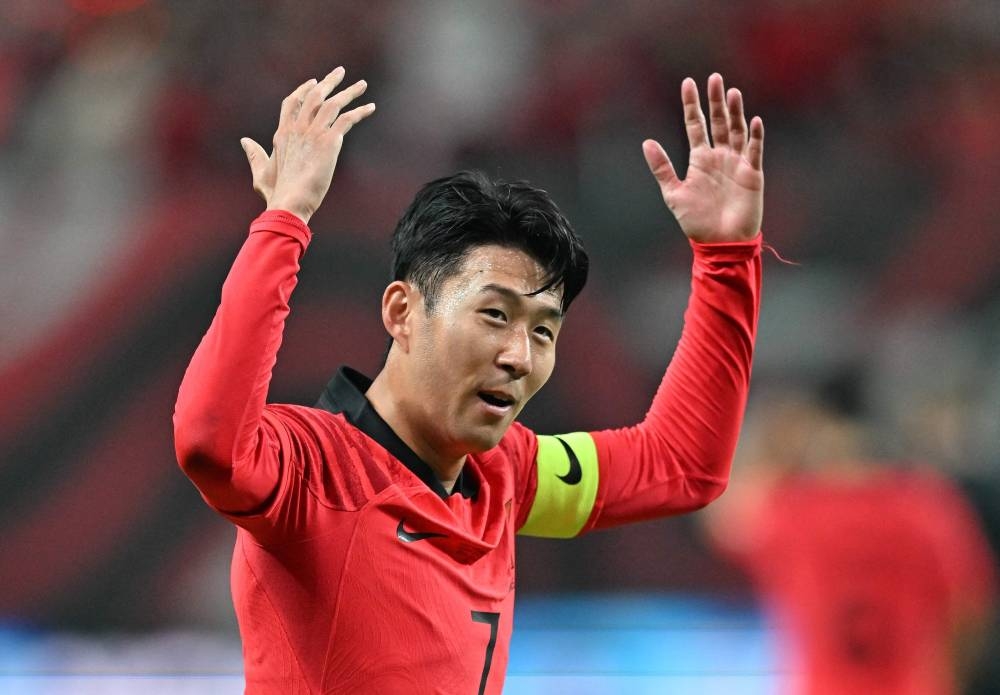 Son Heung-min, 30, sustained the injury in Tottenham’s 2-1 Champions League tie at Olympique de Marseille last week following an aerial clash and required lengthy treatment on the pitch before being substituted and walking unsteadily down the tunnel. — AFP pic