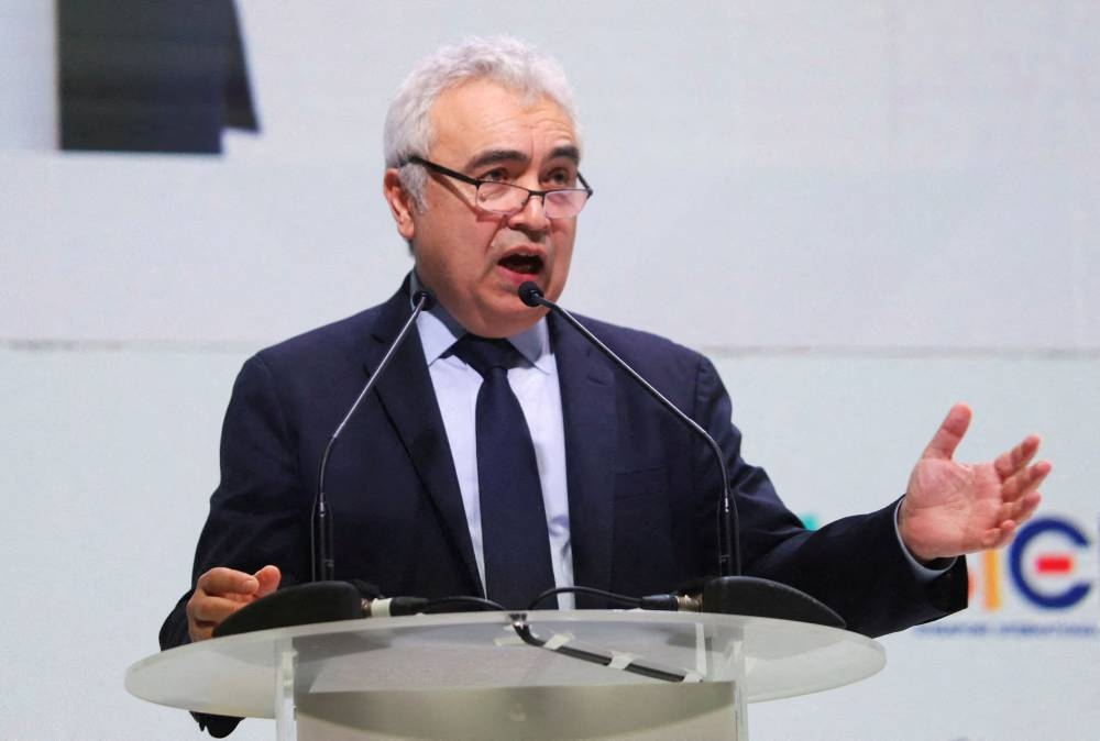 Fatih Birol, Executive Director of the International Energy Agency is seen in Singapore October 25, 2022. — Reuters pic