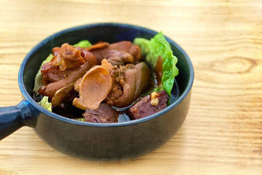 A Hakka classic — Black Sweet Vinegar Pork Trotters.