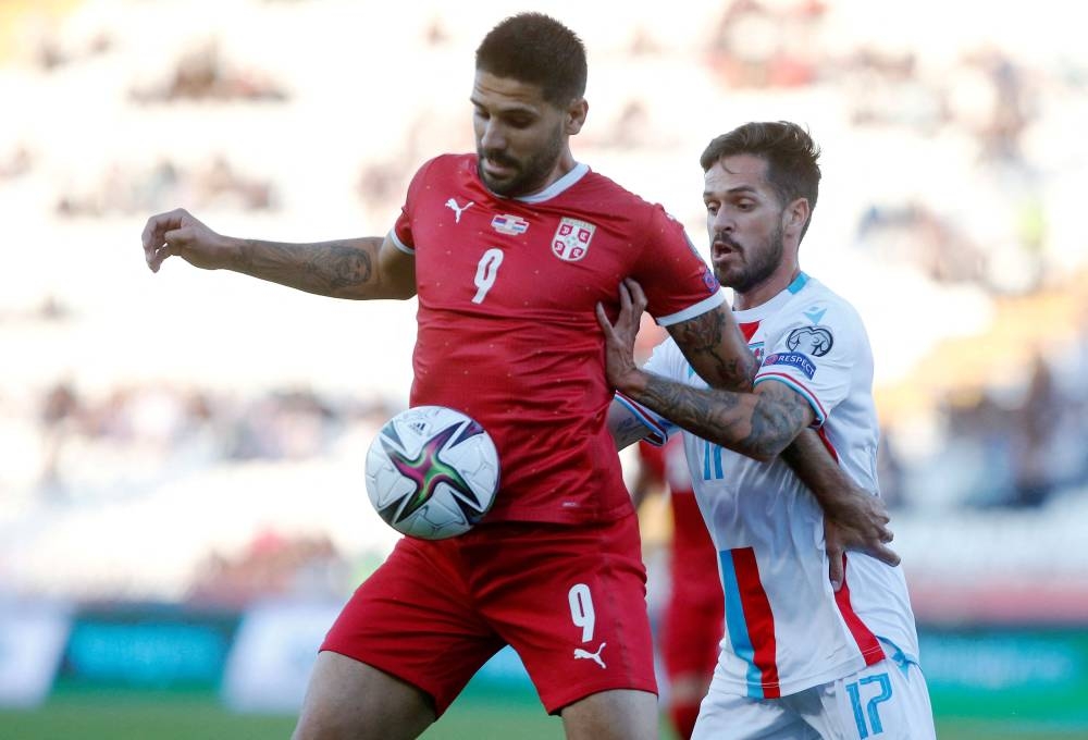 Fulham striker Aleksandar Mitrovic, who missed their Premier League defeat to Manchester City last weekend and is a doubt for Sunday’s game against Manchester United, has bagged 50 goals for his country and is in the squad along with Juventus striker Dusan Vlahovic. — Reuters pic 