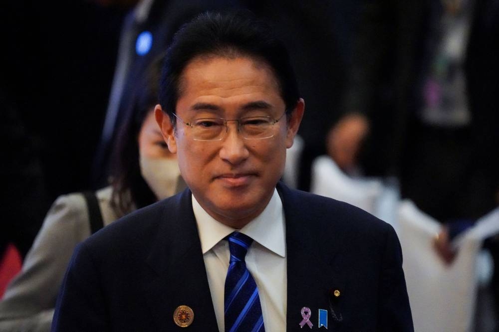 Japan's Prime Minister Fumio Kishida attends the Asean summit held in Phnom Penh, Cambodia November 12, 2022. ― Reuters pic