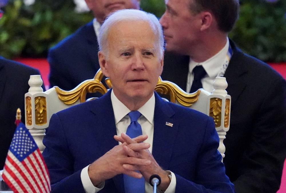 US President Joe Biden attends the Asean-US summit during the Asean summit held in Phnom Penh, Cambodia November 12, 2022. Biden has accepted the resignation of US Customs and Border Protection Commissioner Christopher Magnus, the White House said. — Reuters pic
