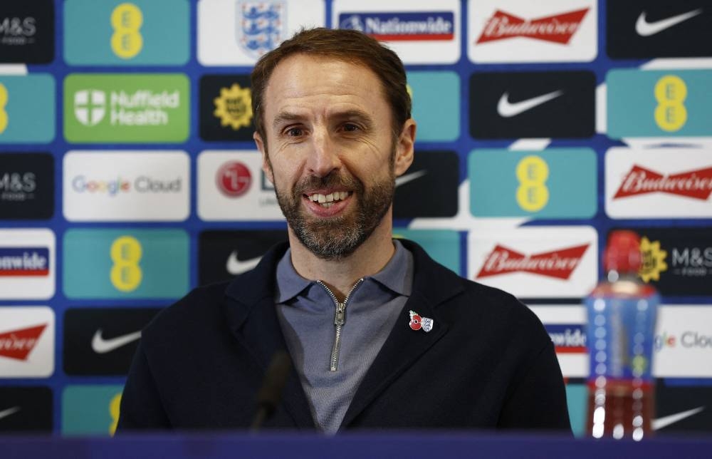 England manager Gareth Southgate during the announcement in Burton upon Trent November 10, 2022. — Action Images via Reuters/Jason Cairnduff