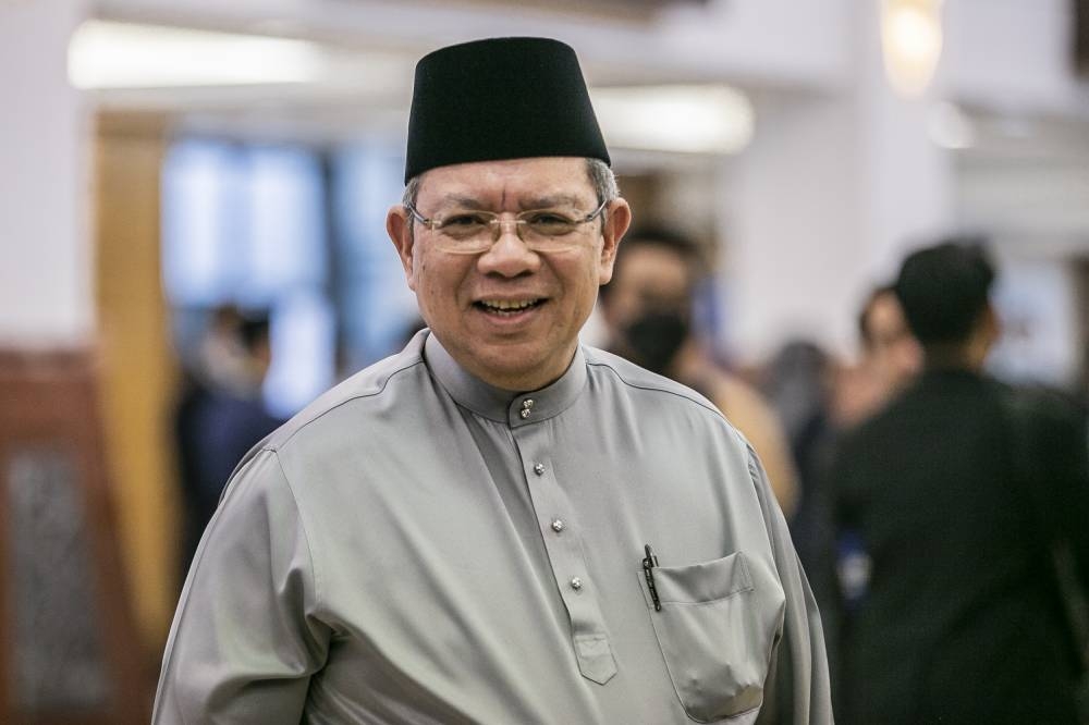 However, foreign minister Datuk Seri Saifuddin Abdullah attending Parliament session for the tabling of Budget 2023, October 7, 2022. - Picture by Hari Anggara