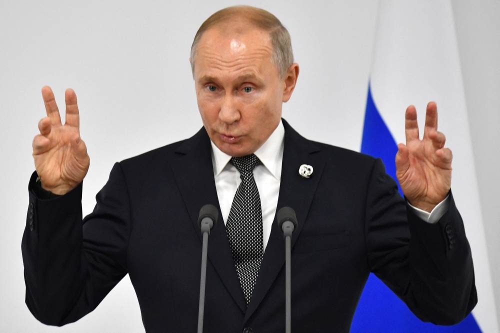 Russian President Vladimir Putin has decided to skip the summit, as he deals with the fallout from a string of embarrassing battlefield defeats in a war that his supporters believed would be over in days. — AFP pic