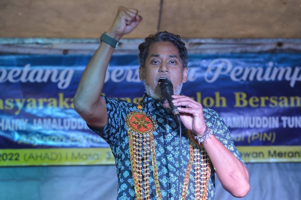 Khairy Jamaluddin said the rejuvenation of his party will start right after the 15th general election. Umno must hold an internal election after having postponed it since last year. — Picture by Miera Zulyana