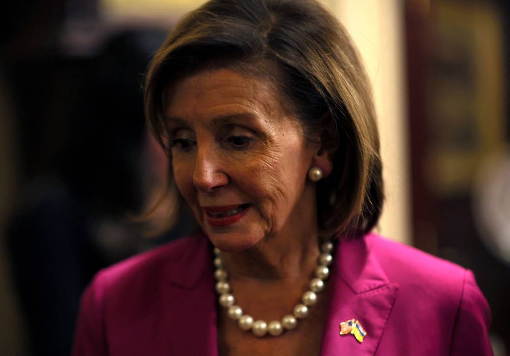 US House Speaker Nancy Pelosi, 82, has long been under pressure from some pockets of her rank-and-file to step down and make way for a new generation of Democratic leadership. — Reuters pic