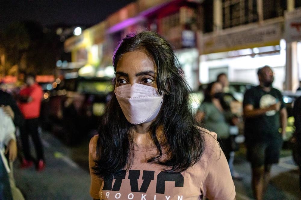 Tamie Manic, 44, speaks to Malay Mail in Kota Damansara November 12, 2022. — Picture by Firdaus Latif