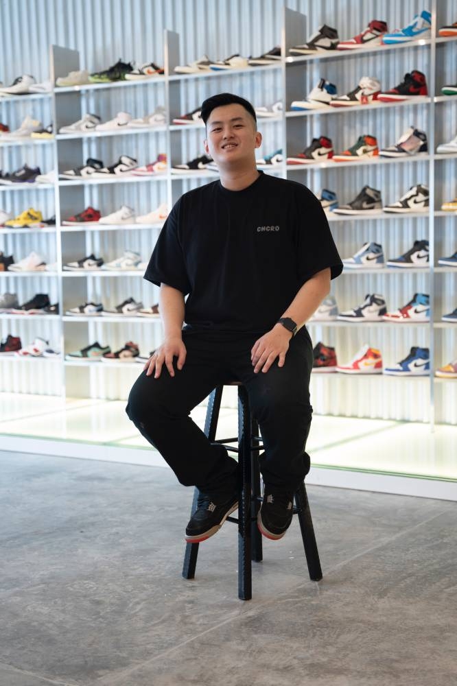 The company's founder is 22-year-old Ryan Ng, who calls himself an avid sneakerhead and techpreneur. — Picture courtesy of CNCRD