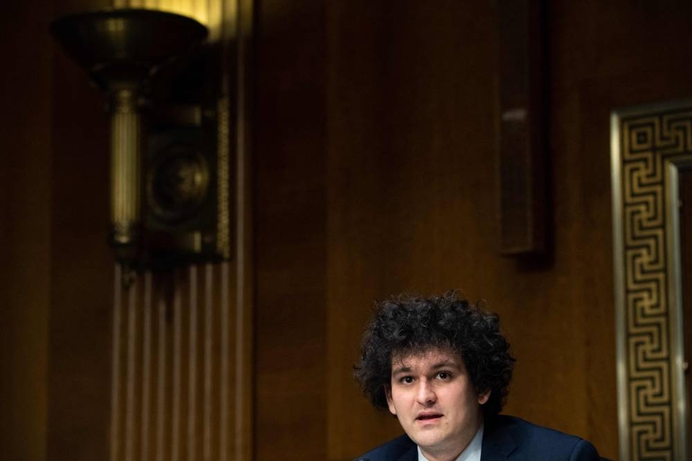 In this file photo taken on February 9, 2022, Samuel Bankman-Fried, founder and CEO of FTX, testifies during a Senate Committee on Agriculture, Nutrition and Forestry hearing about ‘Examining Digital Assets: Risks, Regulation, and Innovation,’ on Capitol Hill in Washington, DC. — AFP pic