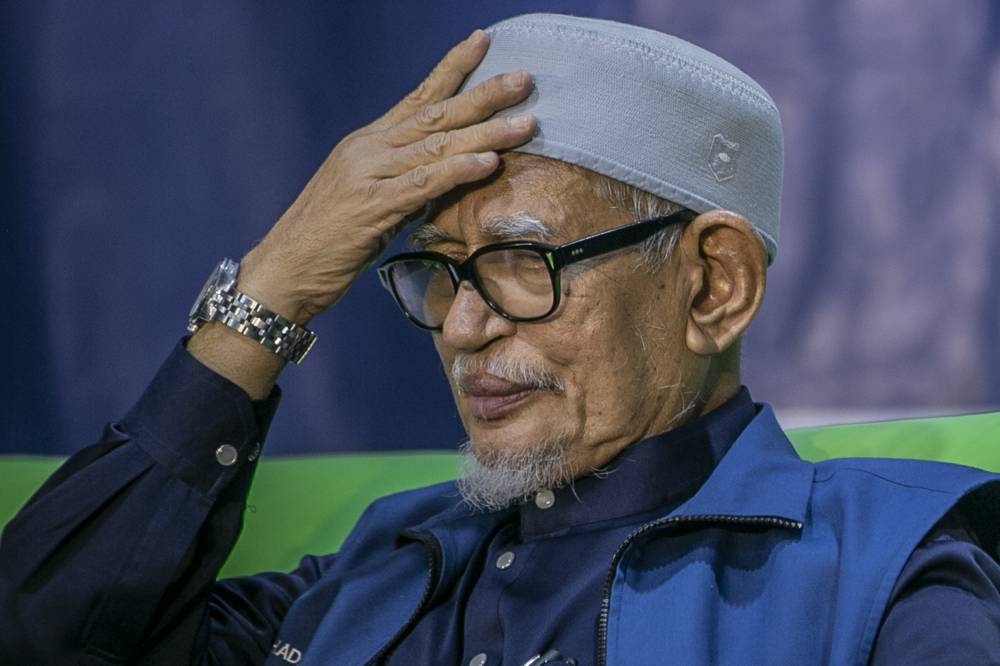 The oldest Islamist party in Malaysia Parti Islam Se-Malaysia (Pan-Malaysian Islamic Party – PAS), led by Abdul Hadi Awang (pictured here), will see some some serious fights against newer Islamists party in the upcoming election. — Picture by Hari Anggara
