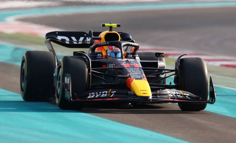 Perez puts Red Bull on top in final F1 practice of the season