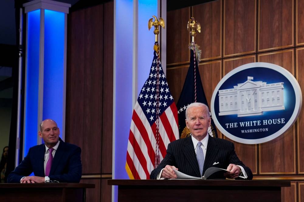 US President Joe Biden's age has been a concern. — Reuters pic