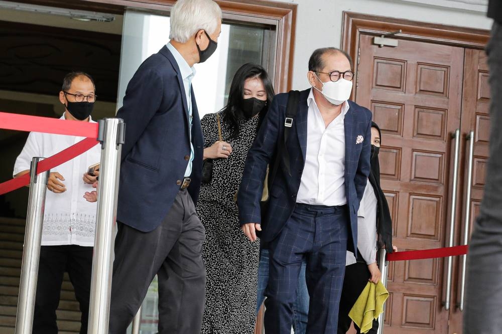 The Edge’s owner Tan Sri Tong Kooi Ong at the Kuala Lumpur High Court November 21, 2022. — Picture by Sayuti Zainudin