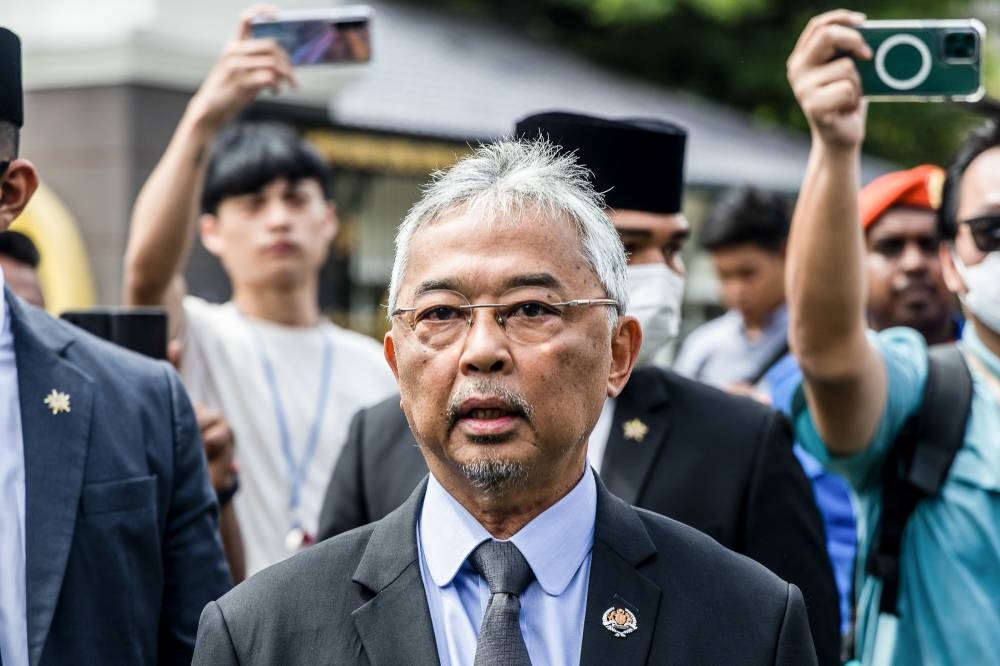 Yang Dipertuan Agong Al-Sultan Abdullah Ri’ayatuddin Al-Mustafa Billah Shah will be seeking the views of the other Malay state Rulers on the post-electoral deadlock that is delaying the formation of a new federal government and the appointment of a prime minister. — Picture by Firdaus Latif 
