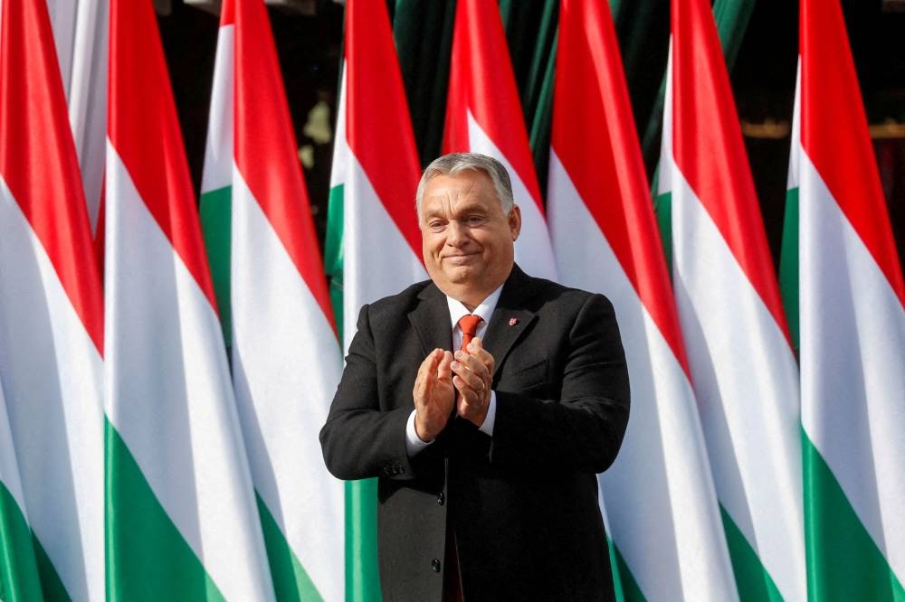 Hungarian Prime Minister Viktor Orban has stated he would ratify Finland and Sweden's entry to Nato soon. — Reuters pic
