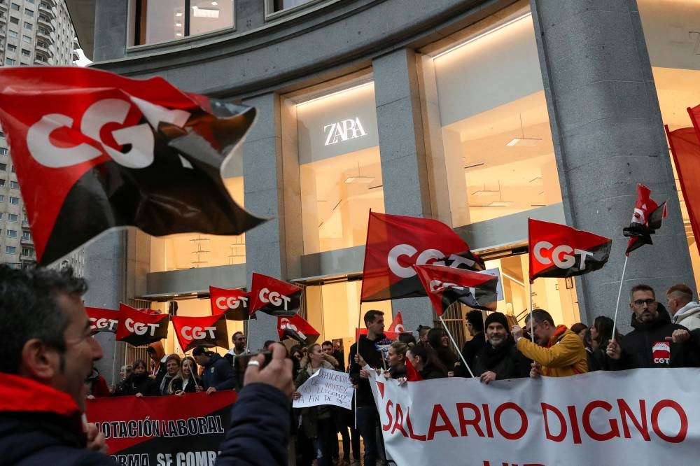Zara workers in Spain start protests to demand higher pay TrendRadars