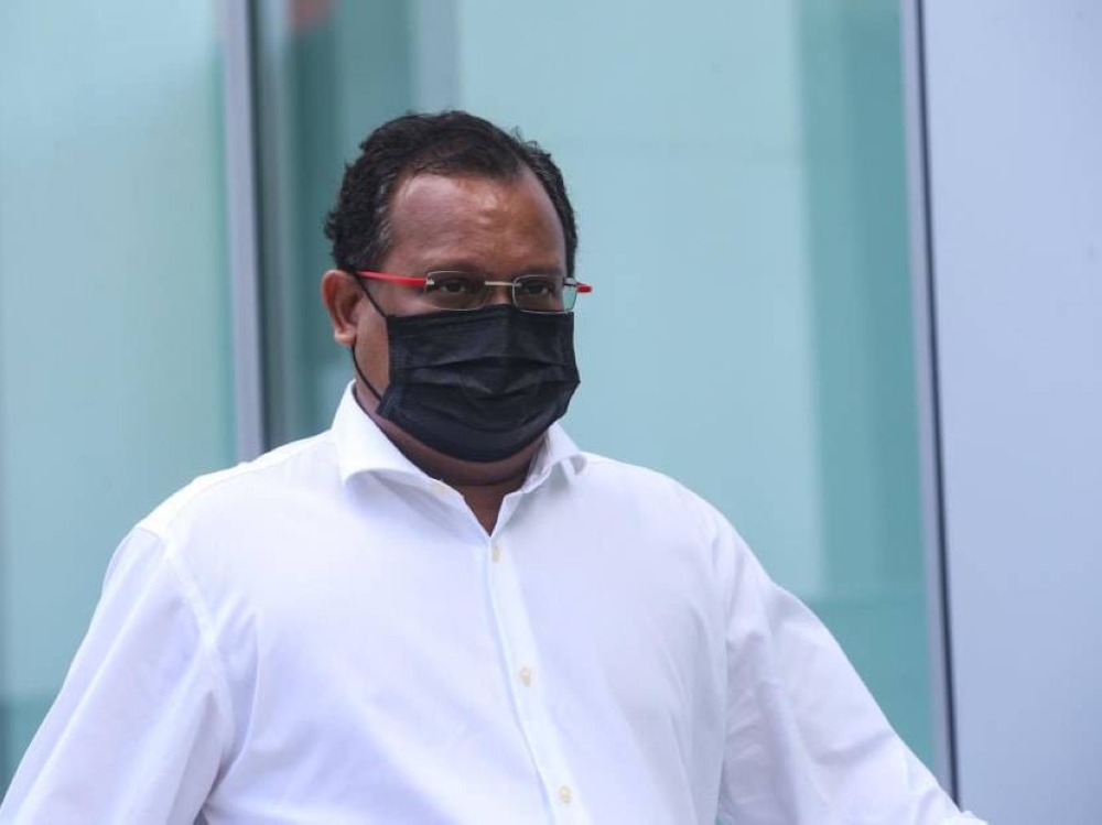 Central Narcotics Bureau officer Abdul Rahman Kadir (pictured), who is a staff sergeant and is now on suspension, was sentenced to two years’ jail. – TODAY pic