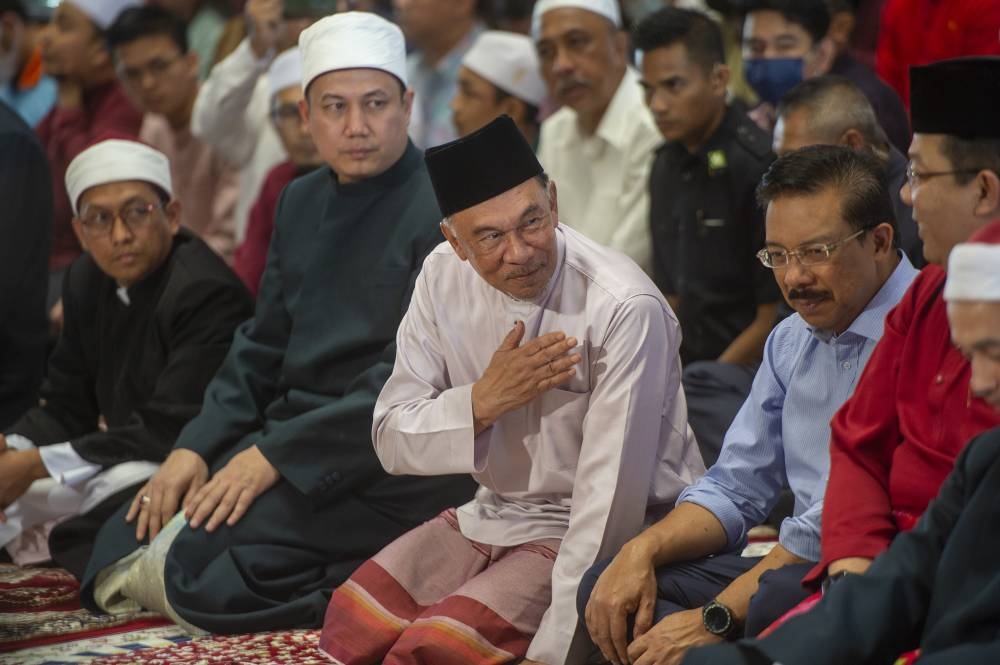 PCOM chairman Muslim Imran said Prime Minister Datuk Seri Anwar Ibrahim has always been supportive of the Palestinian people and been a great friend of Palestine. — Picture by Shafwan Zaidon