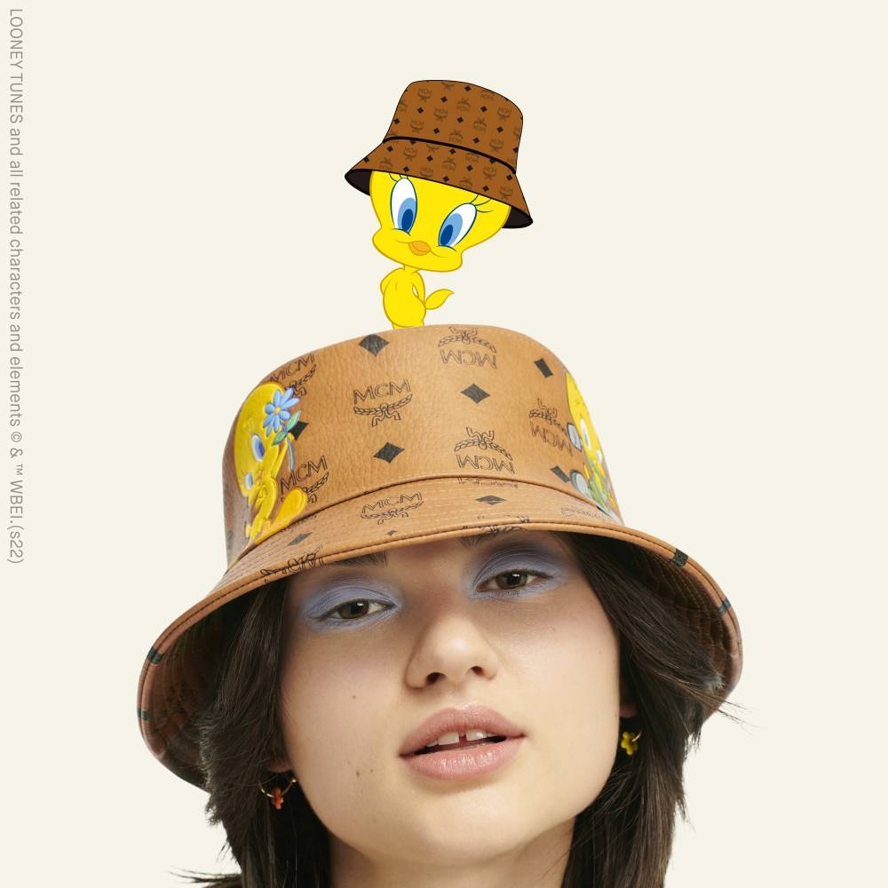Who can resist a bucket hat featuring the cute Tweety character? — Picture courtesy of Looney Tunes X MCM