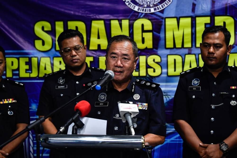 Sentul district police chief ACP Beh Eng Lai said the arrest was made following a raid conducted under Ops Soga. — Bernama pic