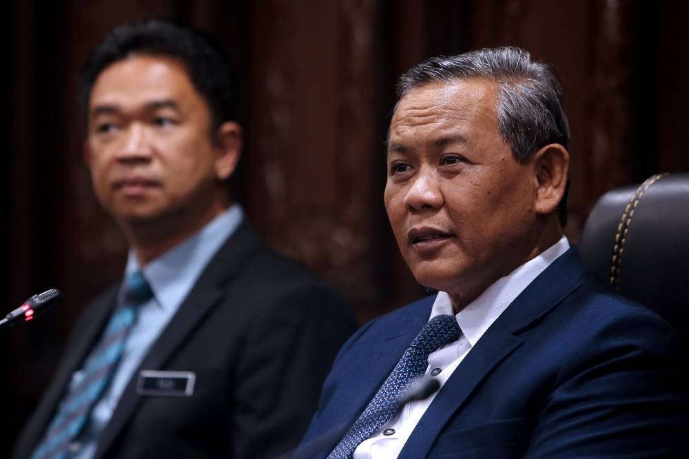 Mentri Besar Datuk Seri Aminuddin Harun said the Negri Sembilan government will take into account the Haj and festive season next year to hold the state election. — Bernama pic 