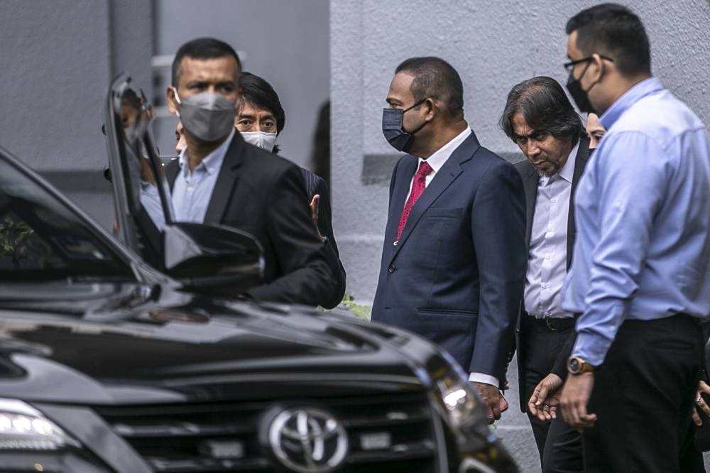 Former Tabung Haji chairman Datuk Seri Abdul Azeez Abdul Rahim at Kuala Lumpur High Court September 7, 2022. — Picture by Hari Anggara