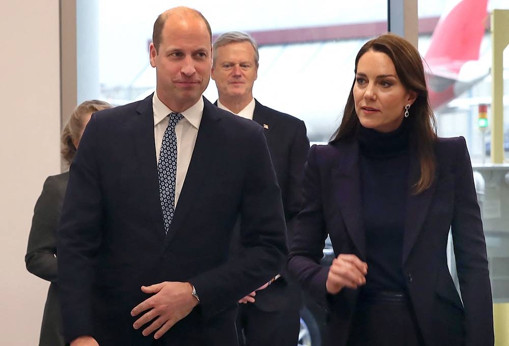 Britain's Prince William, Prince of Wales, and Catherine, Princess of Wales, arrive at Boston Logan International Airport in Boston, Massachussetts, on November 30, 2022.  — John Tlumacki / Pool / AFP pic
