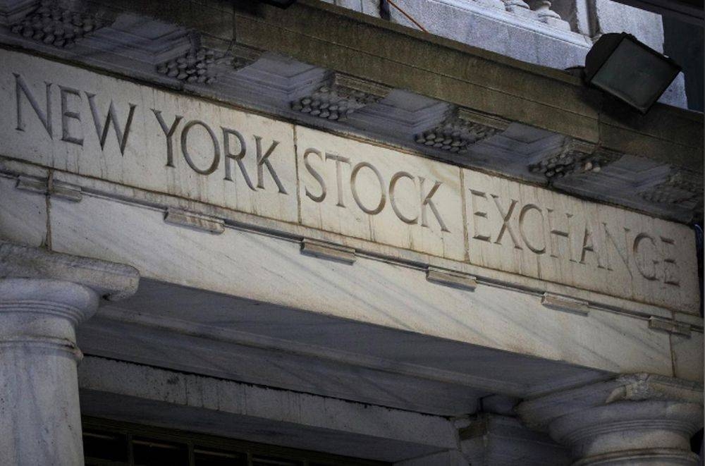 The 11 Wall Street door of the New York Stock Exchange (NYSE) is seen in New York City June 26, 2020. — Reuters pic