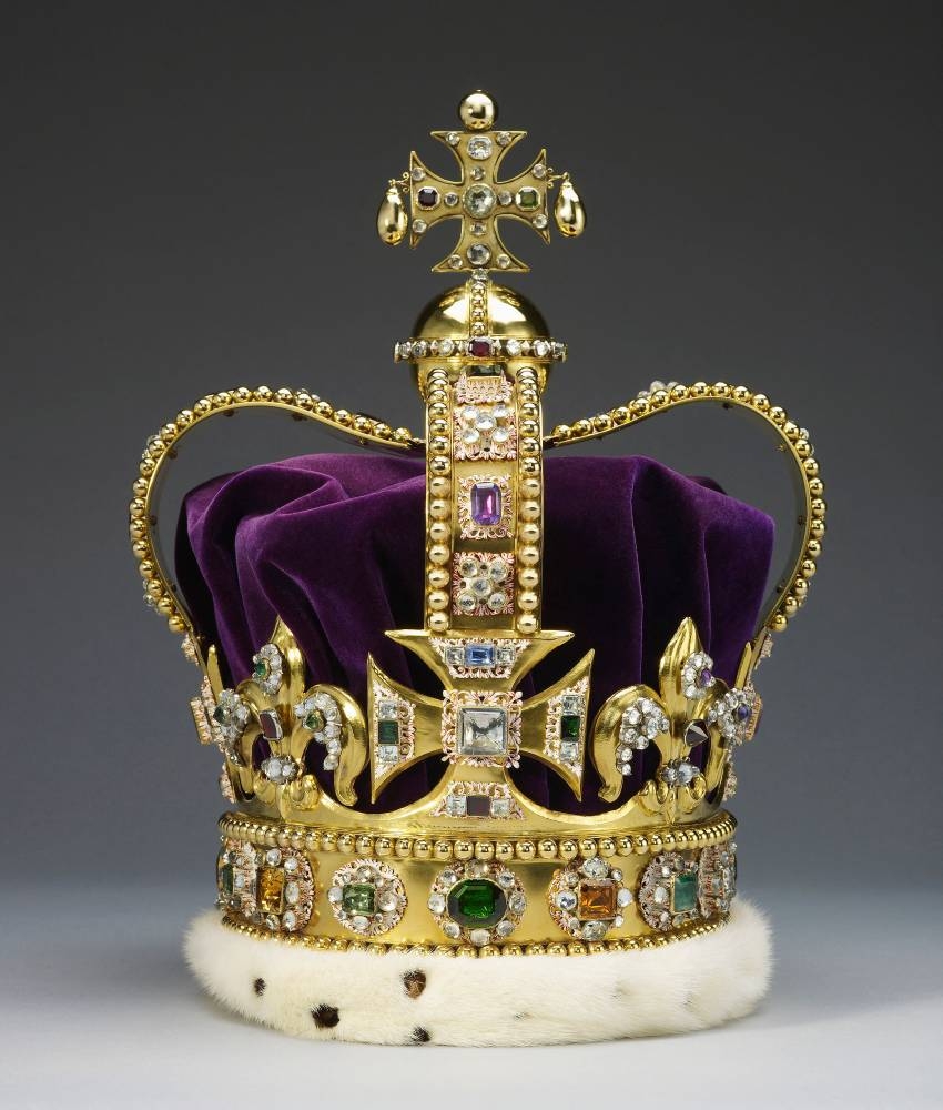 An undated handout photo released by Buckingham Palace in London on December 3, 2022, shows the St Edward's Crown, that is set to be worn by King Carles III during his Coronation on May 6, 2023. — Royal Collection Trust/Buckingham Palace/His Majesty King Charles III 2022 pic via AFP