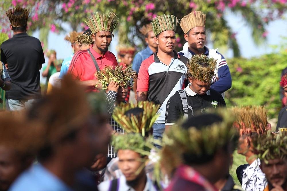 Several members of the Gua Musang Orang Asli community attending a memorandum submission to the Prime Minister at the Prime Minister office in Putrajaya August 10, 2018. — Picture by Azinuddin Ghazali
