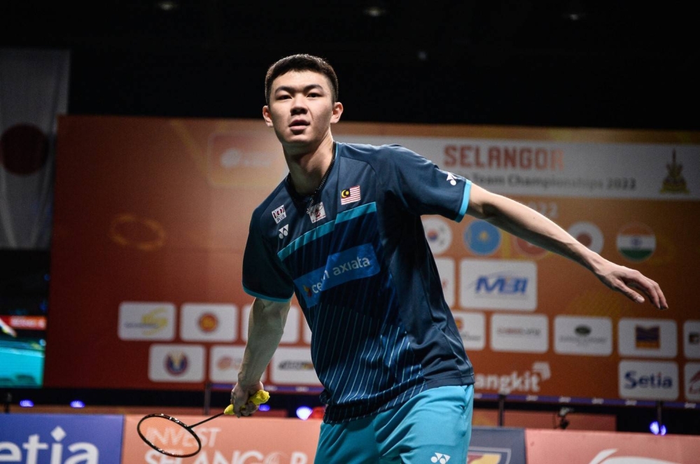 top men’s singles shuttler Lee Zii Jia is the only professional player who is undergoing training at Akademi Badminton Malaysia (ABM), Bukit Kiara for now. — Bernama pic