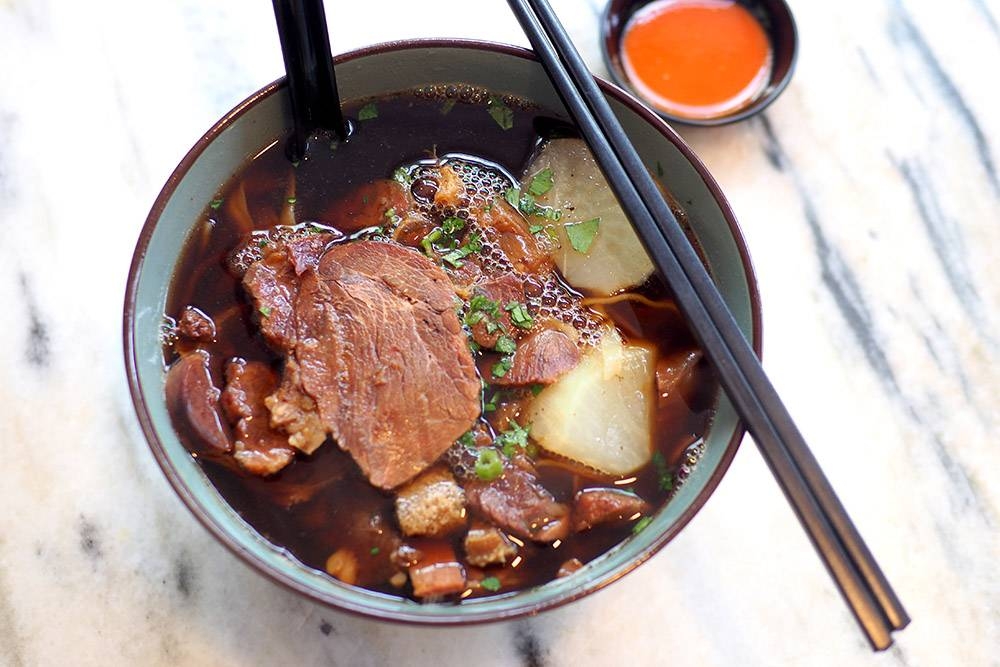 Enjoy a wellmade bowl of beef brisket noodles at Damansara Uptown's
